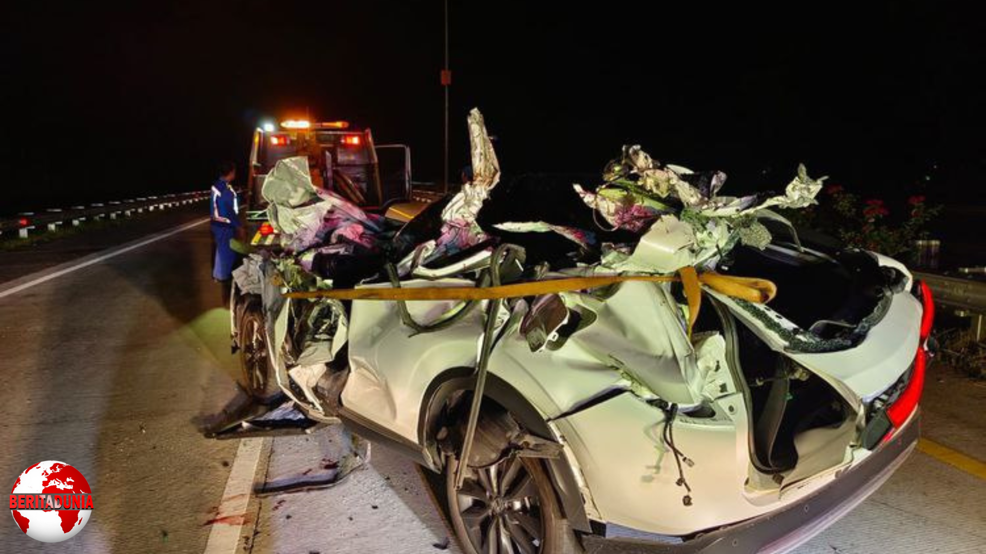 Tabrakan Maut HRV Vs Truk di Tol Medan-Tebing Tinggi, Korban tewas Kepala Hancur