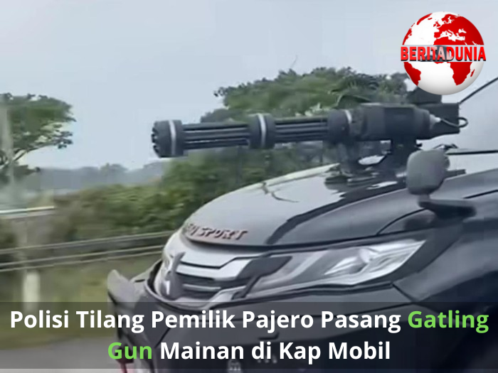 Polisi Tilang Pemilik Pajero