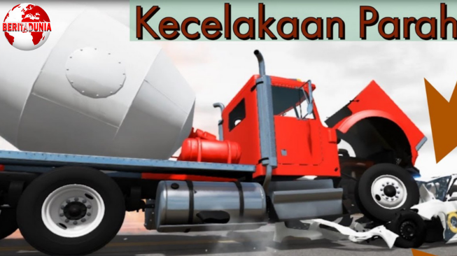 Kecelakaan Maut Pajero Tabrak Truk Tronton di Tol Binjai-Langsa 5 Orang Tewas!