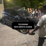 Mobil Agya Ringsek Usai Tabrak Tugu Girian, 1 Orang Tewas!
