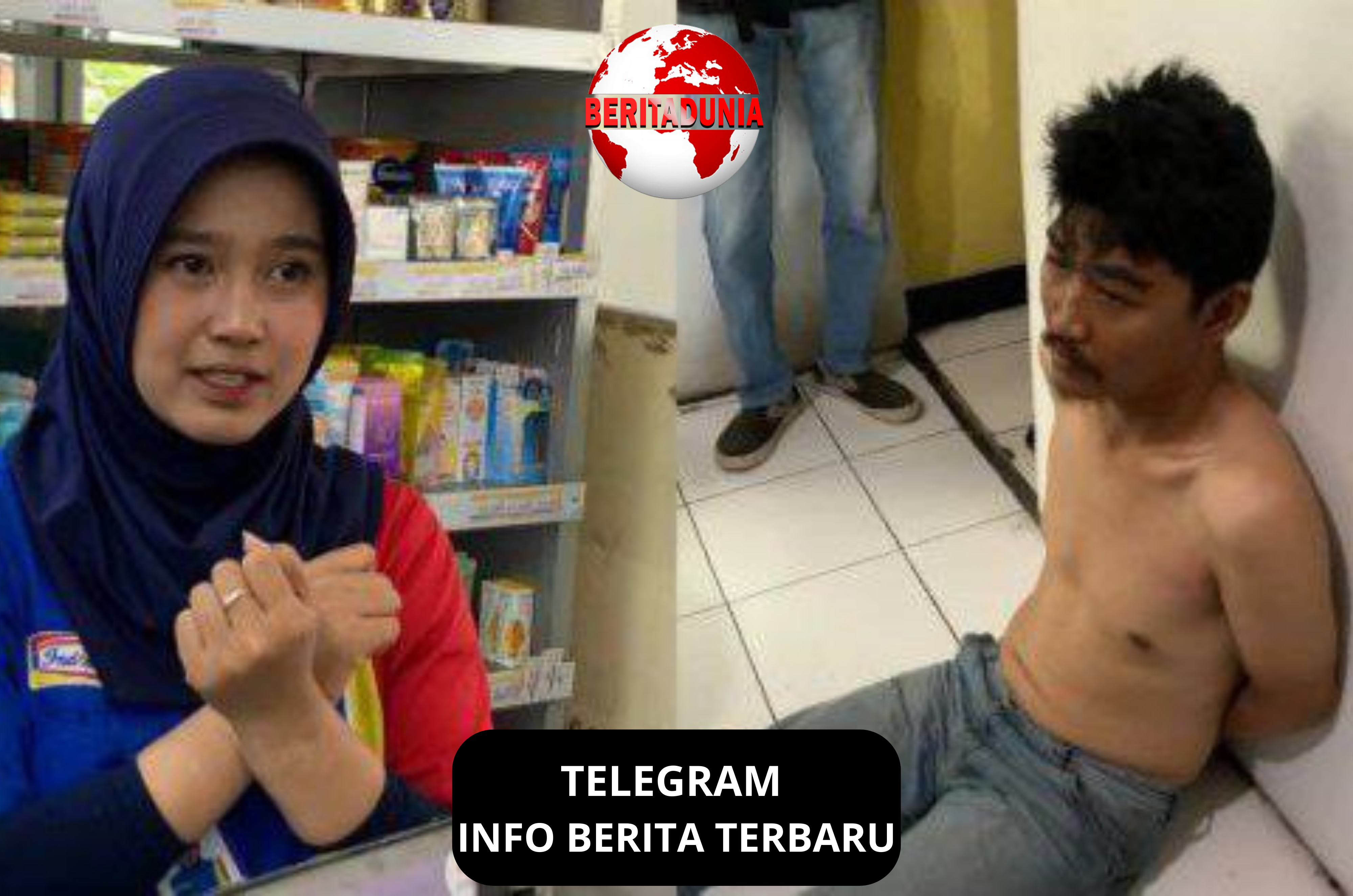 Minimarket Kota Tasimalaya Dimasuki Rampok Menodongkan Pistol Ke Kasir Perempuan!