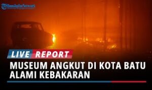 mqdefault Kobaran api di area London Museum Angkut, Kota Batu.