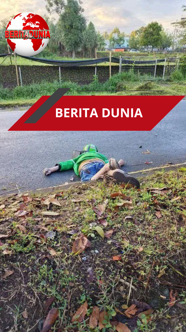 Kecelakaan Tunggal di Perempatan Transmart Ringroad 2 Manado!