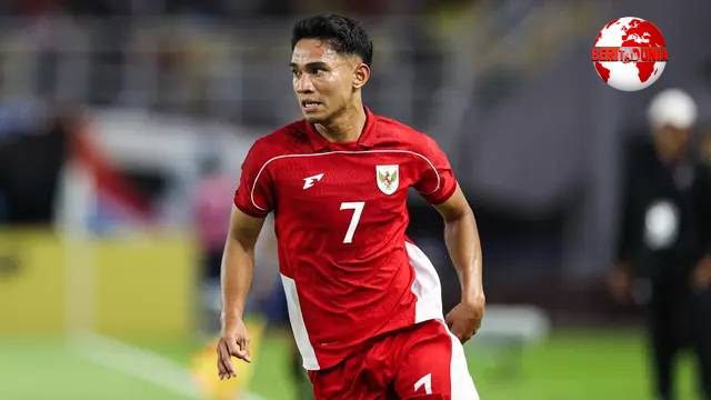 Penyerang Timnas Indonesia, Marselino Ferdinan dalam duel FIFA Matchday melawan Chinese Taipei di Stadion Gelora Bung Tomo, Surabaya, Jumat (5/9/2025). (Bola.com/Abdul Aziz)