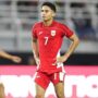 Penyerang Timnas Indonesia, Marselino Ferdinan dalam duel FIFA Matchday melawan Chinese Taipei di Stadion Gelora Bung Tomo, Surabaya, Jumat (5/9/2025). (Infoberitadunia/Abdul Aziz)