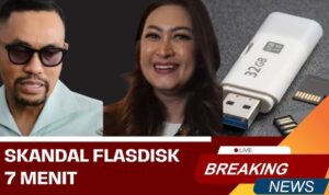 Ilustrasi flashdisk putih yang menjadi pusat kontroversi