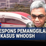 Presiden terpilih Prabowo Subianto meninjau proyek Whoosh.