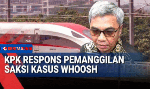 proyek nasional Presiden terpilih Prabowo Subianto meninjau proyek Whoosh.