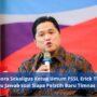 Menpora RI Erick Thohir mengikuti konferensi pers di kantor Kemenpora RI, Jakarta, Selasa (23/9/2025).