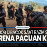 Screenshot_6 2 Brimob Dibacok Saat Razia Sajam di Arena Pacuan Kuda