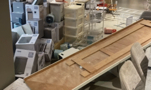 Foto : Kondisi pasca gempa di Kota Tarakan, Kalimantan Utara, Rabu (5/11). (BPBD Kota Tarakan)